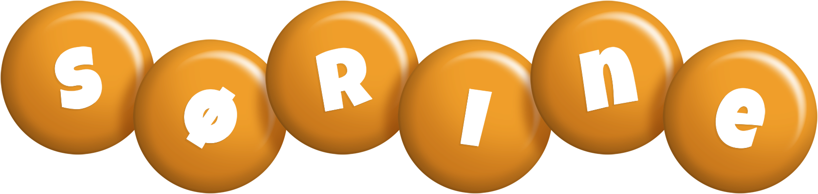 Sørine candy-orange logo