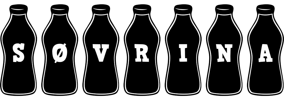 Søvrina bottle logo