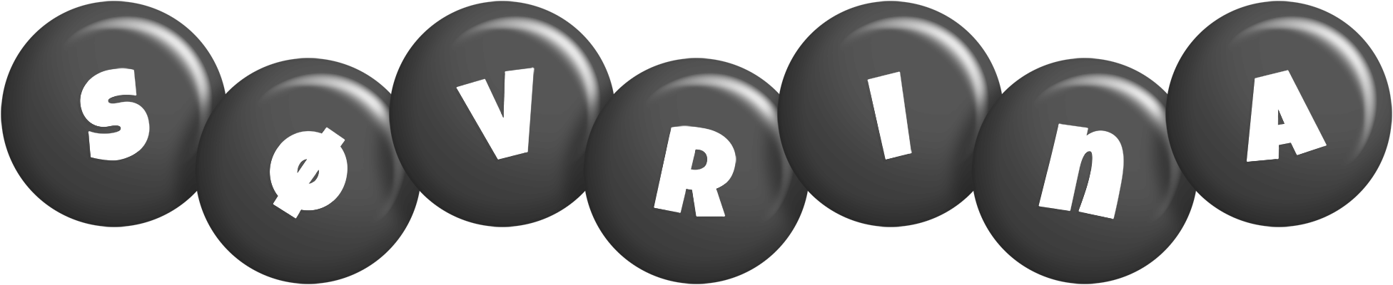 Søvrina candy-black logo