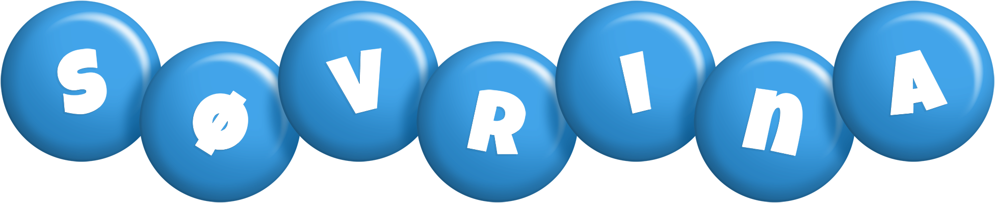 Søvrina candy-blue logo