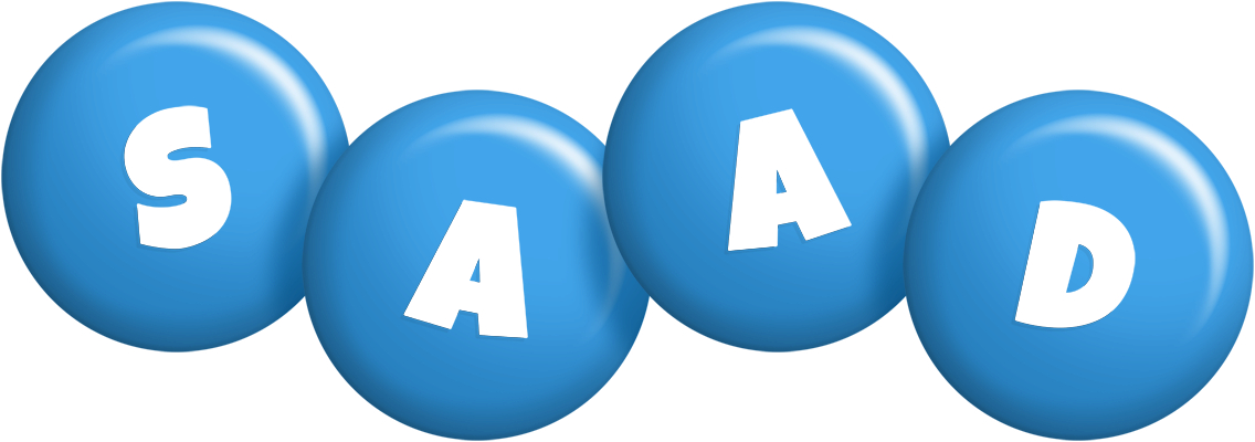 Saad candy-blue logo