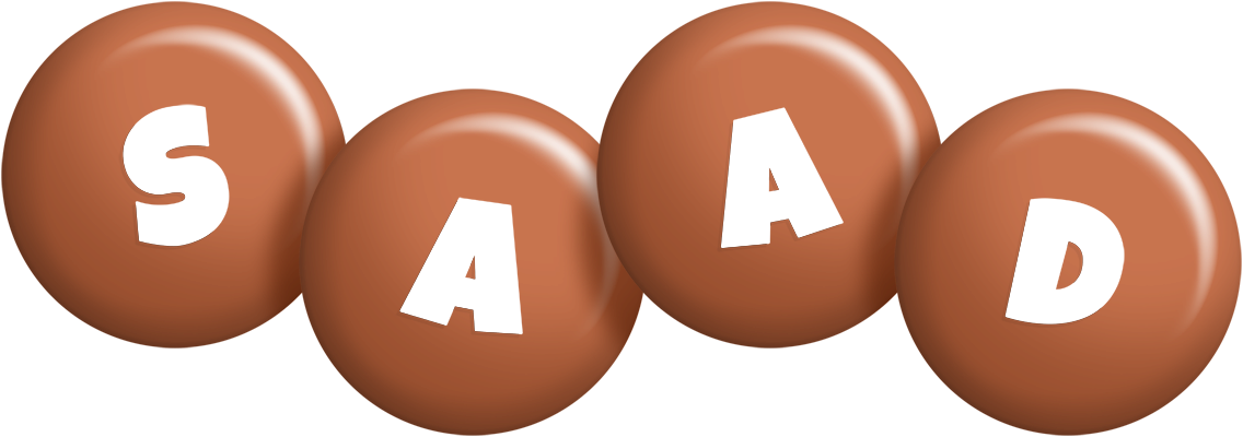 Saad candy-brown logo