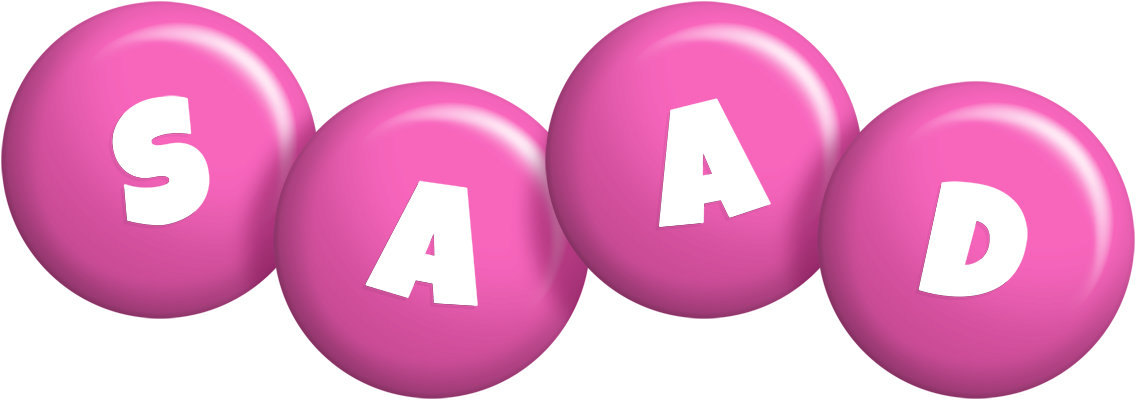 Saad candy-pink logo