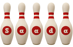 Saada bowling-pin logo