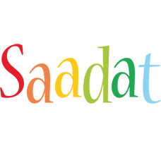 Saadat birthday logo