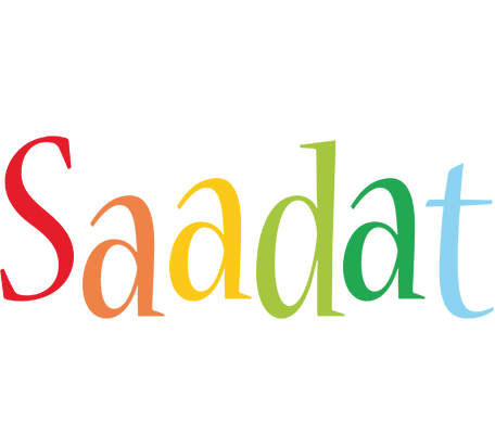 Saadat birthday logo