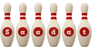 Saadat bowling-pin logo