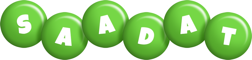 Saadat candy-green logo