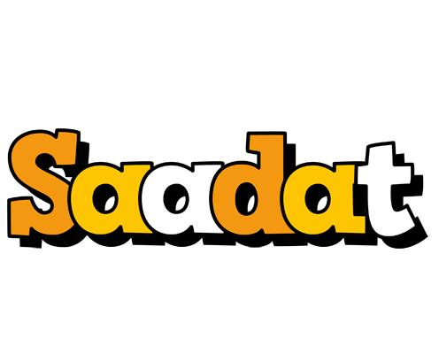 Saadat cartoon logo