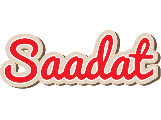 Saadat chocolate logo