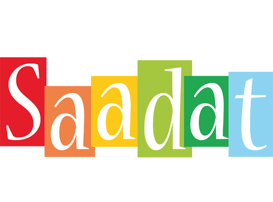 Saadat colors logo