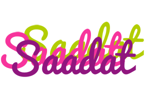 Saadat flowers logo