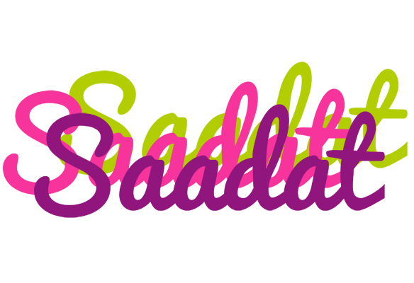 Saadat flowers logo