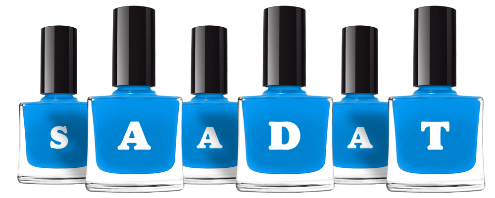 Saadat glossy logo