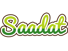 Saadat golfing logo