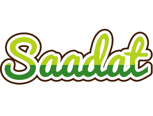 Saadat golfing logo