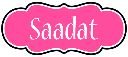 Saadat invitation logo