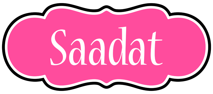 Saadat invitation logo