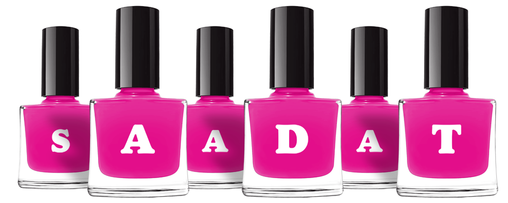 Saadat nails logo