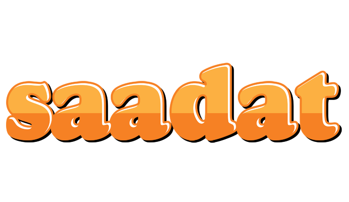 Saadat orange logo