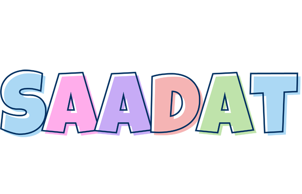 Saadat pastel logo