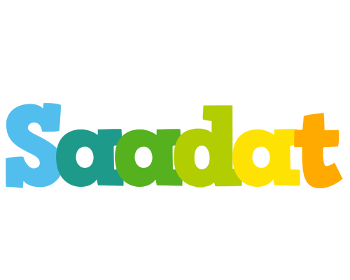 Saadat rainbows logo