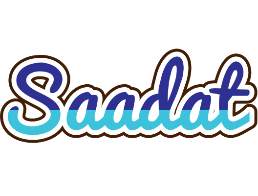 Saadat raining logo