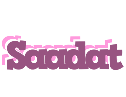 Saadat relaxing logo