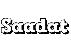 Saadat snowing logo