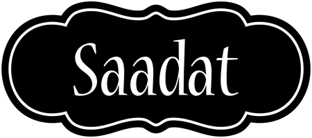 Saadat welcome logo