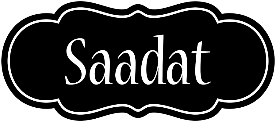 Saadat welcome logo