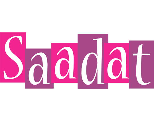Saadat whine logo