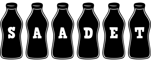 Saadet bottle logo
