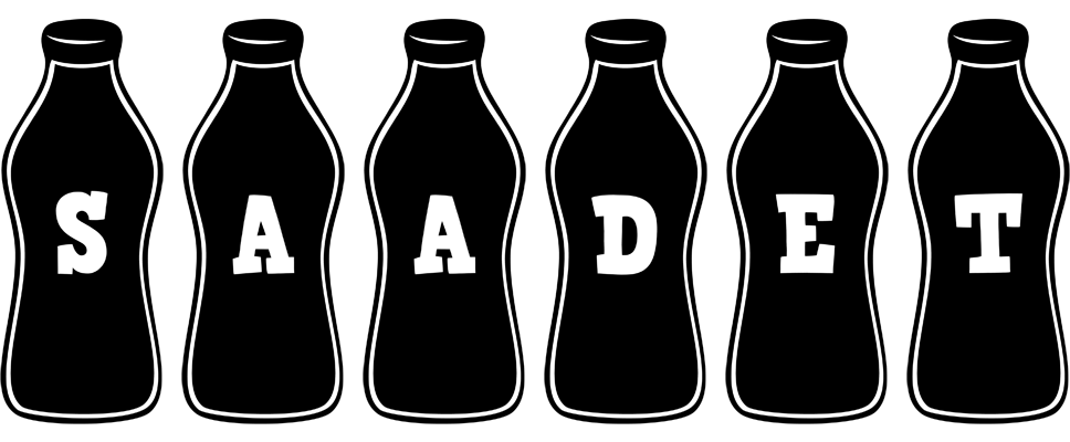 Saadet bottle logo