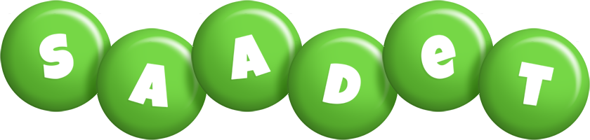 Saadet candy-green logo