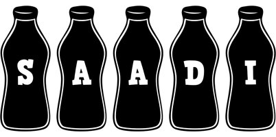 Saadi bottle logo