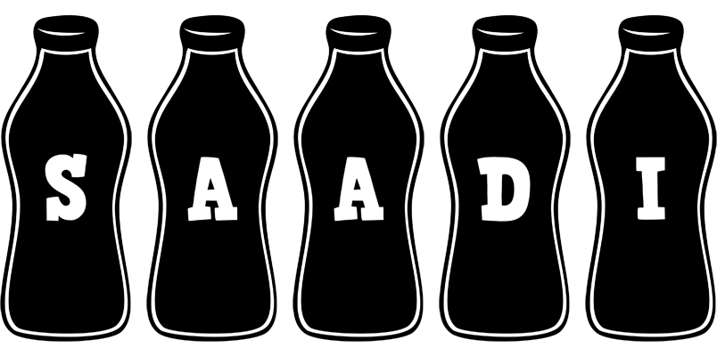 Saadi bottle logo