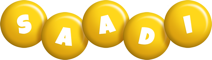 Saadi candy-yellow logo