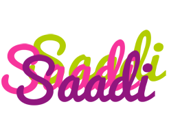 Saadi flowers logo