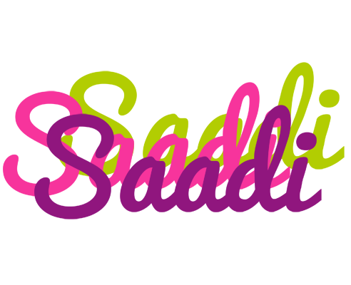 Saadi flowers logo