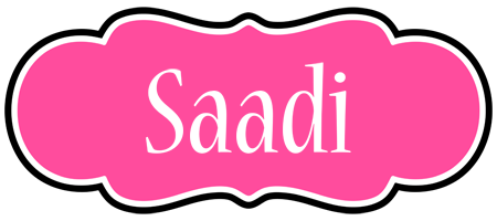 Saadi invitation logo