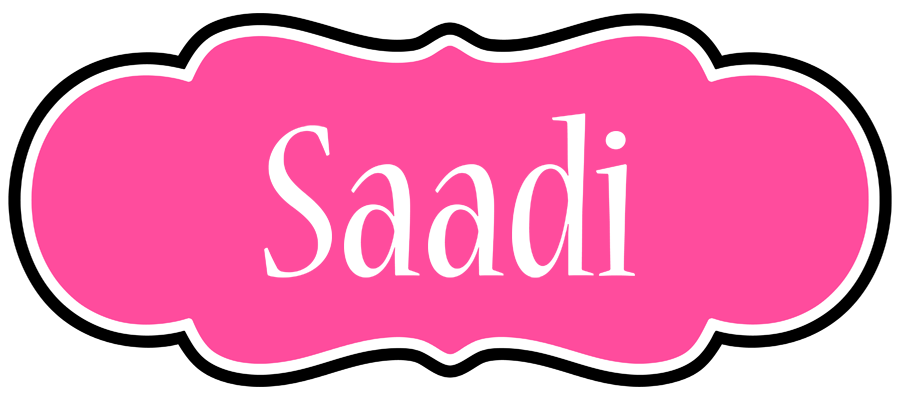 Saadi invitation logo