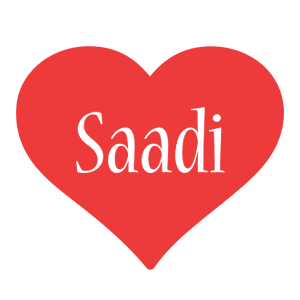 Saadi love logo