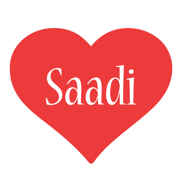 Saadi love logo