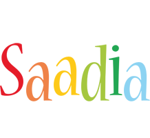 Saadia birthday logo