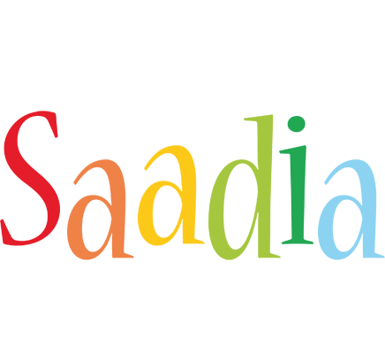 Saadia birthday logo