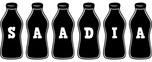 Saadia bottle logo