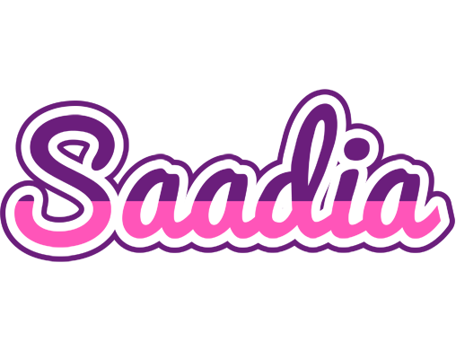 Saadia cheerful logo