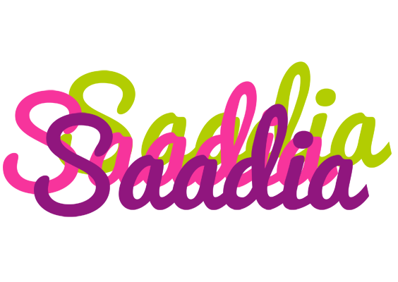 Saadia flowers logo