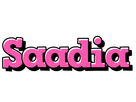 Saadia girlish logo